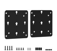Aiweiwa Lot de 2 plaques d'adaptation compatibles avec Intel NUC Gen 13 12 11 10 8 7 6 5 - Plaque de support murale pour bureau et moniteur - Compatible avec le support NUC Mini PC avec vis