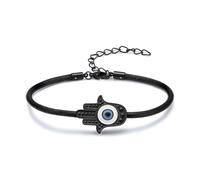 AIWENXI Bijou de crémation mauvais œil urne bracelets pour cendres, palmier, mémorial, cendres, bracelets pour hommes et femmes en acier inoxydable mémorial cendres, bracelet souvenirs, bijoux, 1.57