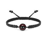 AIWENXI Bracelet de crémation de football pour cendres - Corde tressée - Bracelets urne pour hommes et femmes - Acier inoxydable - Cendres commémoratives - Cadeaux souvenirs, 1.57, No Gemstone