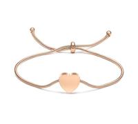 AIWENXI Bracelet urne funéraire en forme de cœur pour cendres - Petit cœur - Bracelet souvenir en acier inoxydable pour amoureux - Bracelet souvenir pour homme et femme, 1.57, No Gemstone