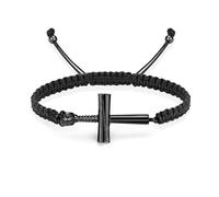 AIWENXI Bracelets en corde tressée de baseball pour cendres réglable Memorial Crémation Bijoux Bracelet de rappel pour hommes femmes unisexe, 1.57, No Gemstone