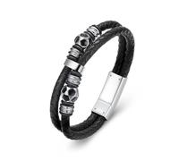 AIWENXI Football Crémation Bijoux Urne Bracelet pour Cendres pour Hommes Acier Inoxydable PU Cuir Cendres Bracelets Souvenirs d'Animaux de Commémoration Bracelets Cendres, 1.57, No Gemstone
