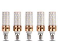 Aiwerttes Lot de 5 ampoules LED E14 9 W, 1000 lm équivalent à une ampoule halogène de 100 W, ampoules LED E14 pour lampe de bureau, non variable, AC 220-240 V, lumière tricolore