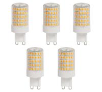Aiwerttes Lot de 5 ampoules LED G9 12 W - Non dimmable - Blanc chaud 3000 K 1200 lm - Économie d'énergie - Équivalent aux ampoules halogènes de 100 W - Sans scintillement