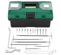 AIWFL Lot de 23 extracteurs d'emballage en acier inoxydable - Ensemble d'outils d'emballage flexibles - Avec tige flexible amovible - Tire-bouchon - Clé à outils