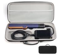 AIWMQYYF Étui de voyage rigide compatible avec le fer à lisser Dyson Airstraight HT01, résistant aux chocs et étanche, sac de transport avec poche en maille pour lisseur