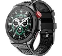 Aiwr Cynex Montre Intelligente, 1.43'' Amoled Gps Smartwatch, Ai Watch Faces, Enc Appel Bluetooth, Assistant Chatgpt, Fréquence Cardiaque Spo2 Sommeil Moniteur, 5atm Étanche Pour Android Ios (Argenté)