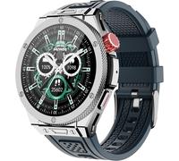 Aiwr Cynex Montre Intelligente, 1.43'' Amoled Gps Smartwatch, Ai Watch Faces, Enc Appel Bluetooth, Assistant Chatgpt, Fréquence Cardiaque Spo2 Sommeil Moniteur, 5atm Étanche Pour Android Ios (Argenté)