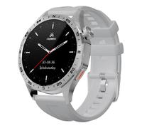 AIWR Peps 1R Montre intelligente hommes femmes, 1.43'' AMOLED GPS Smartwatch, AI Watch Faces, Appels Bluetooth Assistant ChatGPT Fréquence cardiaque Moniteur 5ATM Waterproof pour Android iOS (Argenté)
