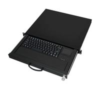 aixcase 19" Rack 1U Clavier US Touchpad USB noir