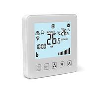 aixi-SHS Smart WiFi Climatisation Thermostat Ventilo-convecteur Thermostat pour Refroidissement Chauffage Écran Tactile LED Contrôle de la Température, Compatible avec Amazon Alexa, Smart Life APP