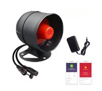 aixi-SHS Tuya Système d'alarme intelligent Wi-Fi 433 MHz pour l'extérieur, compatible avec Amazon Alexa, contrôle par application Smart Life