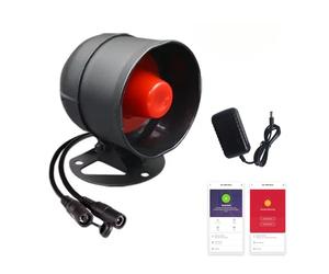 aixi-SHS Tuya Système d'alarme intelligent Wi-Fi 433 MHz pour l'extérieur, compatible avec Amazon Alexa, contrôle par application Smart Life