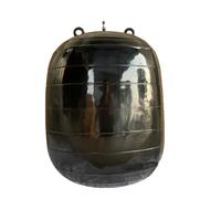 AIXILAN Sac de vidange Gonflable en Caoutchouc - Bouchon Tuyau PVC Noir, Boule Test Professionnelle for éviers, douches, Toilettes bouchées, diamètre intérieur Naturel(500mm)