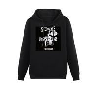 AIXINLI Angelic Upstarts Hoody Unisex Ptinted Hoodies Long Sleeve Men's Hooded with Pocket Black XL