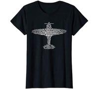 AIXINLI Aviation Phonetic Alphabe Flying Pilot O-Neck 100% Cotton Short Sleeve Unisex T-Shirt L