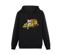 AIXINLI Battle of The Planets Hoody Unisex Ptinted Hoodies Long Sleeve Men's Hooded with Pocket Black S