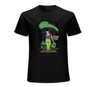 AIXINLI Bride of Frankenstein Who Will Dare Women's T-Shirt - Halloween Horror Film Black S
