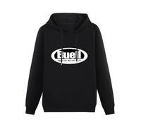 AIXINLI Buell American Motorcycle Hoody Unisex Ptinted Hoodies Long Sleeve Men's Hooded with Pocket Black L