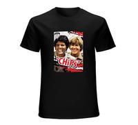 AIXINLI Chips Highway Patrol TV Series O-Neck 100% Cotton Short Sleeve Unisex T-Shirt M