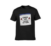 AIXINLI Error 404 Costume Not Found O-Neck 100% Cotton Short Sleeve Unisex T-Shirt S