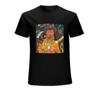 AIXINLI Funkadelic Cosmic Slop Mens T Shirts Design Crew Neck Black L