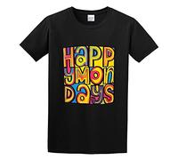 AIXINLI Happy Mondays 'Logo ' O-Neck 100% Cotton Short Sleeve Unisex T-Shirt L