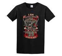 AIXINLI I Am Politically Incorrect - Merry Christmas N God Bless Unisex 100% Cotton Short-Sleeve T-Shirts Black XXXL