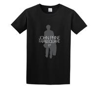 AIXINLI John Prine Fair Square EP Custom Design O-Neck 100% Cotton Short Sleeve Unisex T-Shirt XL