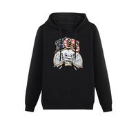 AIXINLI Mc5 Panther Hoody Unisex Ptinted Hoodies Long Sleeve Men's Hooded with Pocket Black XL
