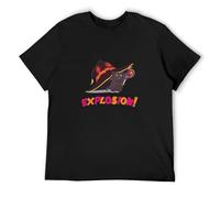 AIXINLI MeguminKonosuba Chomusuke ExplosionAwesome O-Neck 100% Cotton Short Sleeve Unisex T-Shirt M