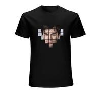 AIXINLI Men's Enrique Iglesias T-Shirt Black XXXL