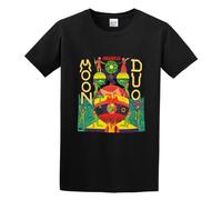 AIXINLI Moon Duo Circles O-Neck 100% Cotton Short Sleeve Unisex T-Shirt S