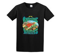 AIXINLI Ragtime Hightimes Vinyl Camp Lo Unisex 100% Cotton Short-Sleeve T-Shirts Black M