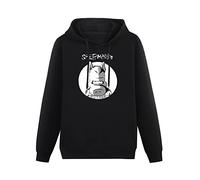 AIXINLI Spermbirds Pig Hoody Unisex Ptinted Hoodies Long Sleeve Men's Hooded with Pocket Black XXXL