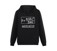 AIXINLI Stephen Hawking Shirt Stephen Hawking Equation The Simple Equation RIP Hoodies Long Sleeve Pullover Loose Hoody Sweatershirt Black L