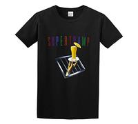 AIXINLI Supertramp The Very Best Crime of The Century Unisex 100% Cotton Short-Sleeve T-Shirts Black M