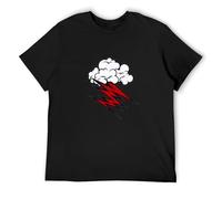 AIXINLI The Hellacopters Grace Cloud Red T-Shirt Crew Neck Unisex Short Sleeve T-Shirt M