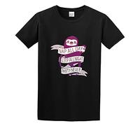AIXINLI Three Sloth Moons Unisex 100% Cotton Short-Sleeve T-Shirts Black L