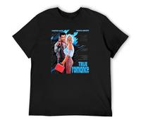 AIXINLI True Romance 90S Poster Action Movie Film O-Neck 100% Cotton Short Sleeve Unisex T-Shirt L