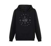 AIXINLI True Widow Avvolgere Hoody Unisex Ptinted Hoodies Long Sleeve Men's Hooded with Pocket Black XL
