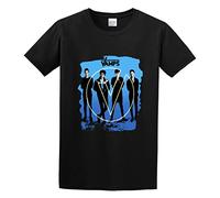 AIXINLI Woman's The Vamps British Band Tour Logo Unisex 100% Cotton Short-Sleeve T-Shirts Black XXXL