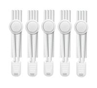 AIXMEET 5 Paires Lacet Enfant Elastique,100cm Lacet Élastique Autobloquants,No Tie Lacets Élastique pour Enfants et Adultes,Lacets de Chaussures Multicolore à Choisir… (5XD-White)