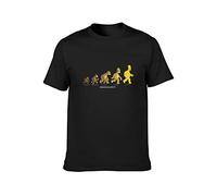 Aiya Men's Homer Simpson Evolution Summer White Design Cotton T Shirt XL
