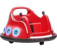 AIYAPLAY 12V Auto-tamponneuse pour enfants avec télécommande 2,4 G, bumper électrique avec musique et lumières, 1,5-3 km/h, voiture électrique pour enfants avec rotation à 360°, pour enfants 3-5 ans,