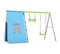 AIYAPLAY 3-en-1 Set balançoire extérieur Enfants 283x180x182 cm