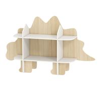 AIYAPLAY Bibliothèque pour enfant rangement livres, étagères pour 3 à 8 ans en bois, MDF blanc, vert Aosom France