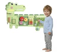 AIYAPLAY Busy Board Jouet Tableau d'Activités Dinosaure 2+ Ans Vert