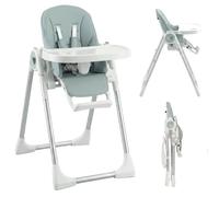 AIYAPLAY Chaise haute pliable pour bébés 6-36 mois/15 kg Vert