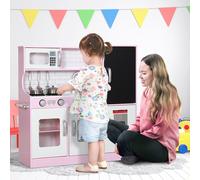 AIYAPLAY Cuisine enfant jouet d'imitation pour enfant - dinette enfant de 3-8 ans, rose
